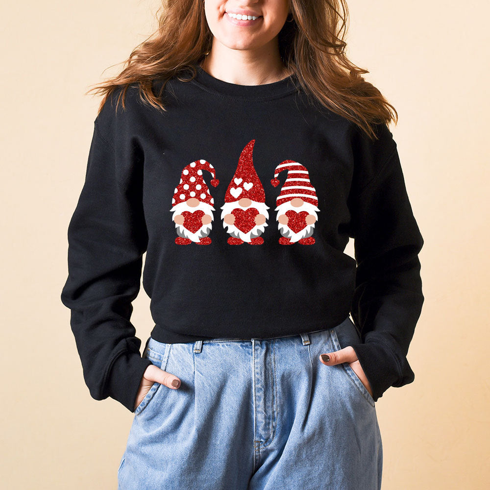 Women's Printed Crewneck Sweatshirt | Cotton, Loose Fit, 7 Colors