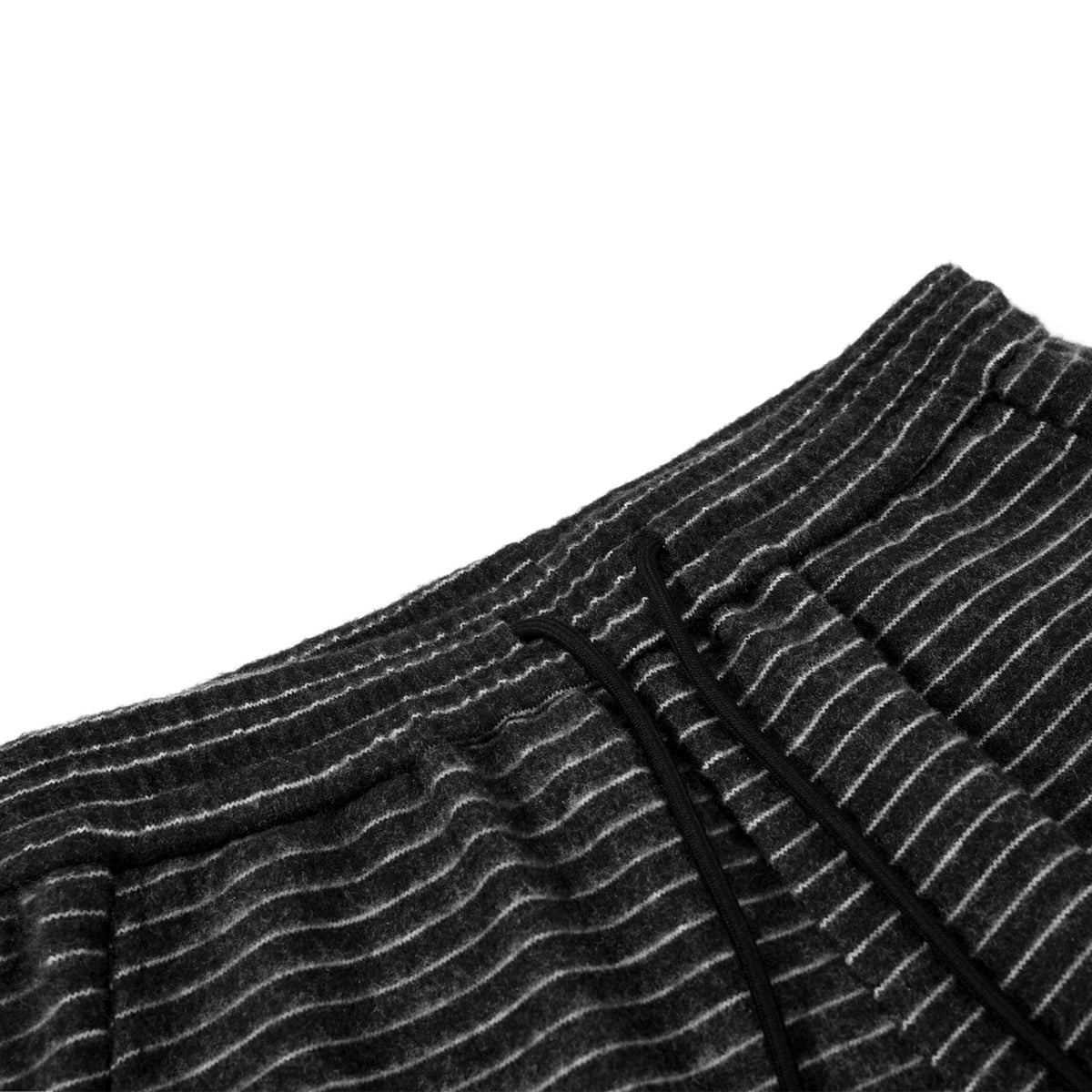 Women's & Men's Striped Wide Leg Pants | High Waist, Slight Stretch - Apricot