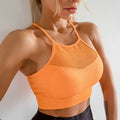 Women's Seamless Racerback Sports Bra | Medium Support, Removable Cups