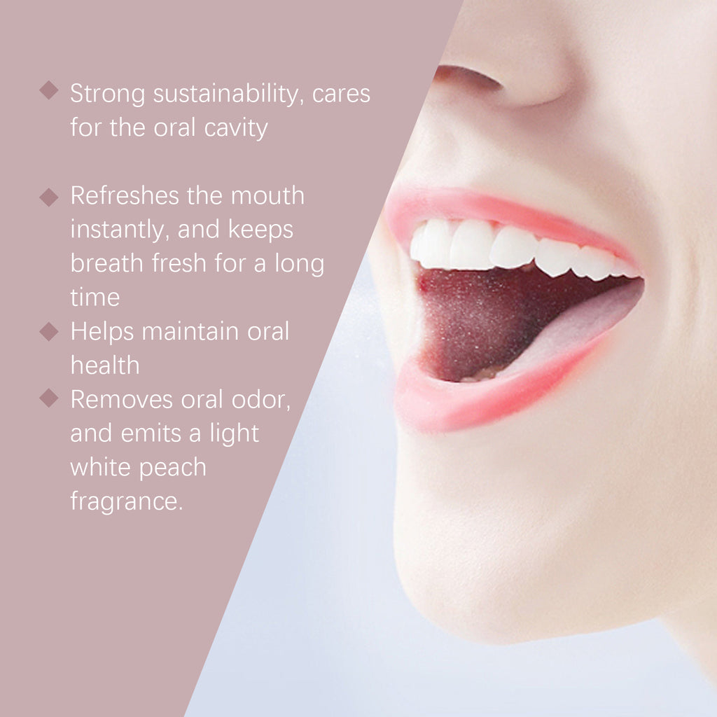 White Peach Breath Spray | Honey Peach Extract & Sorbitol