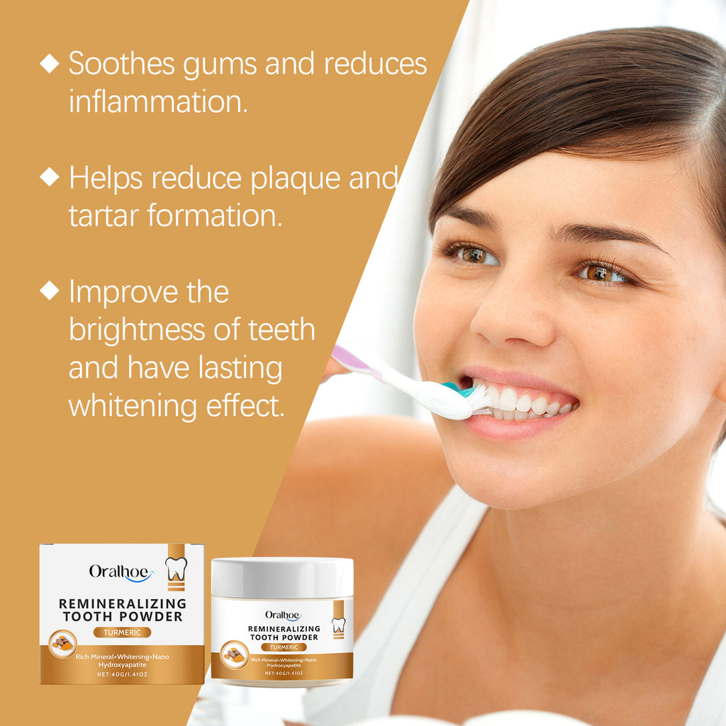 Turmeric Tooth Powder | Sodium Bicarbonate & Sorbitol