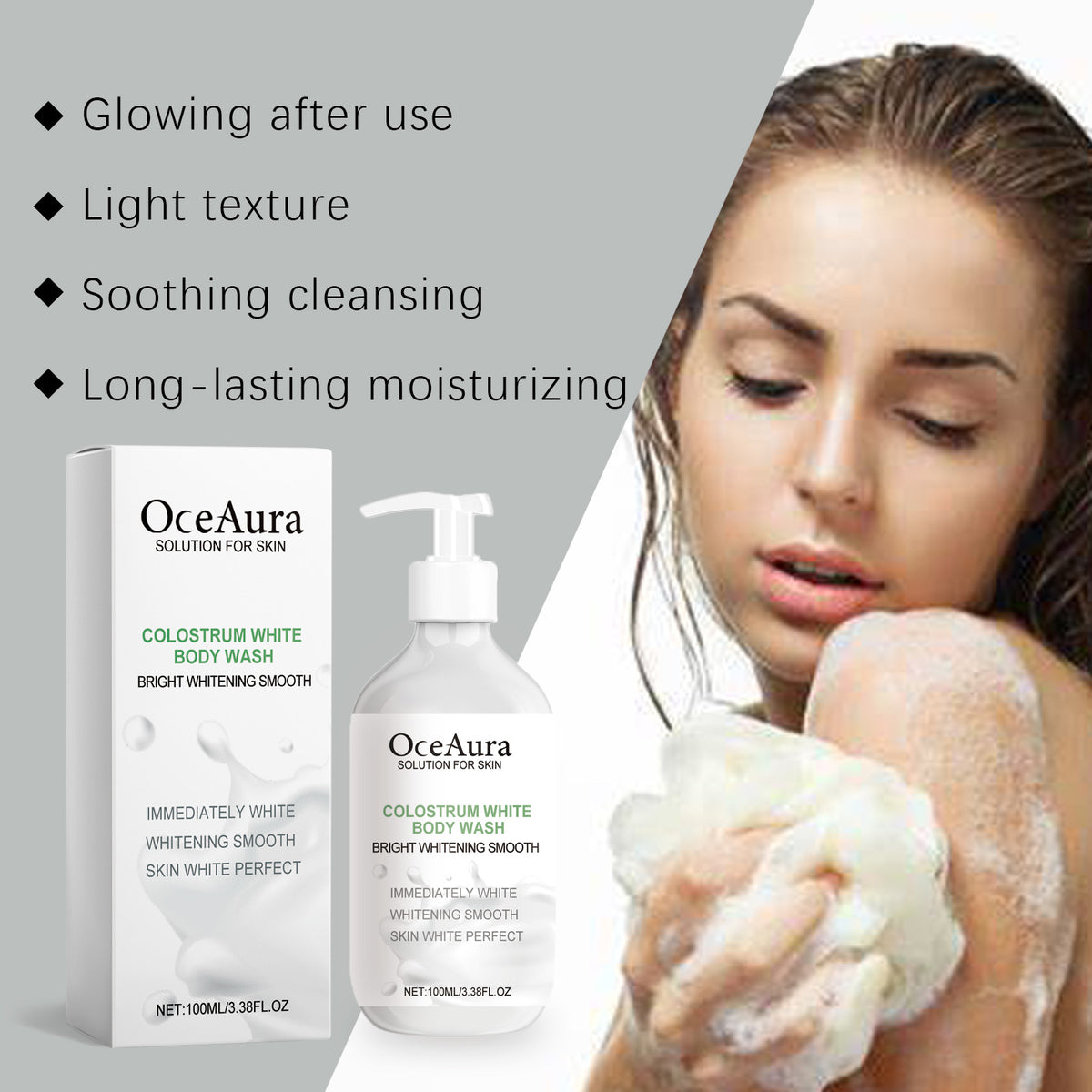 Hydrating Body Wash | Glycerin, Colostrum & Licorice Extract