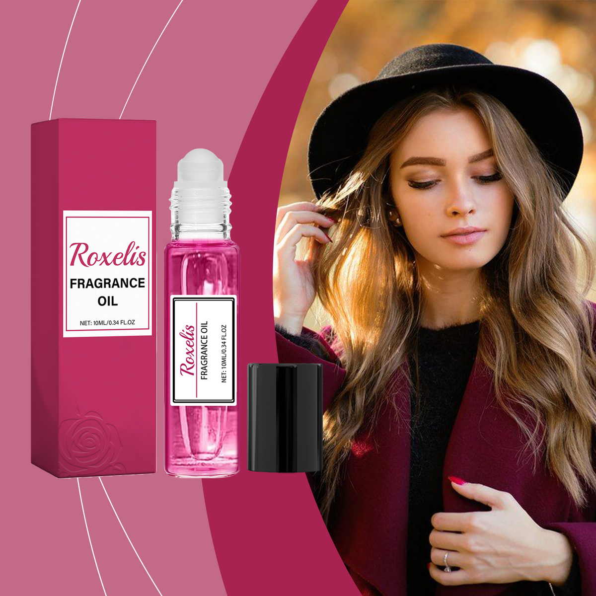 Rose Roll-On Perfume for Women | Damascus Rose