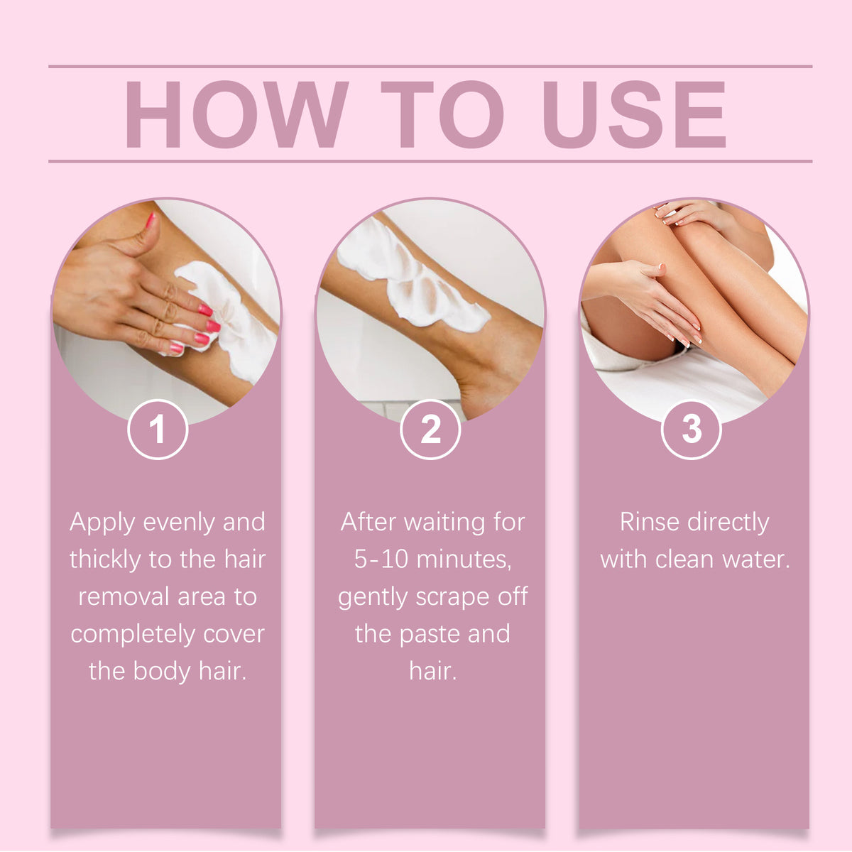 Women's Hair Removal Cream | Jojoba Oil, Armpit, Leg & Body