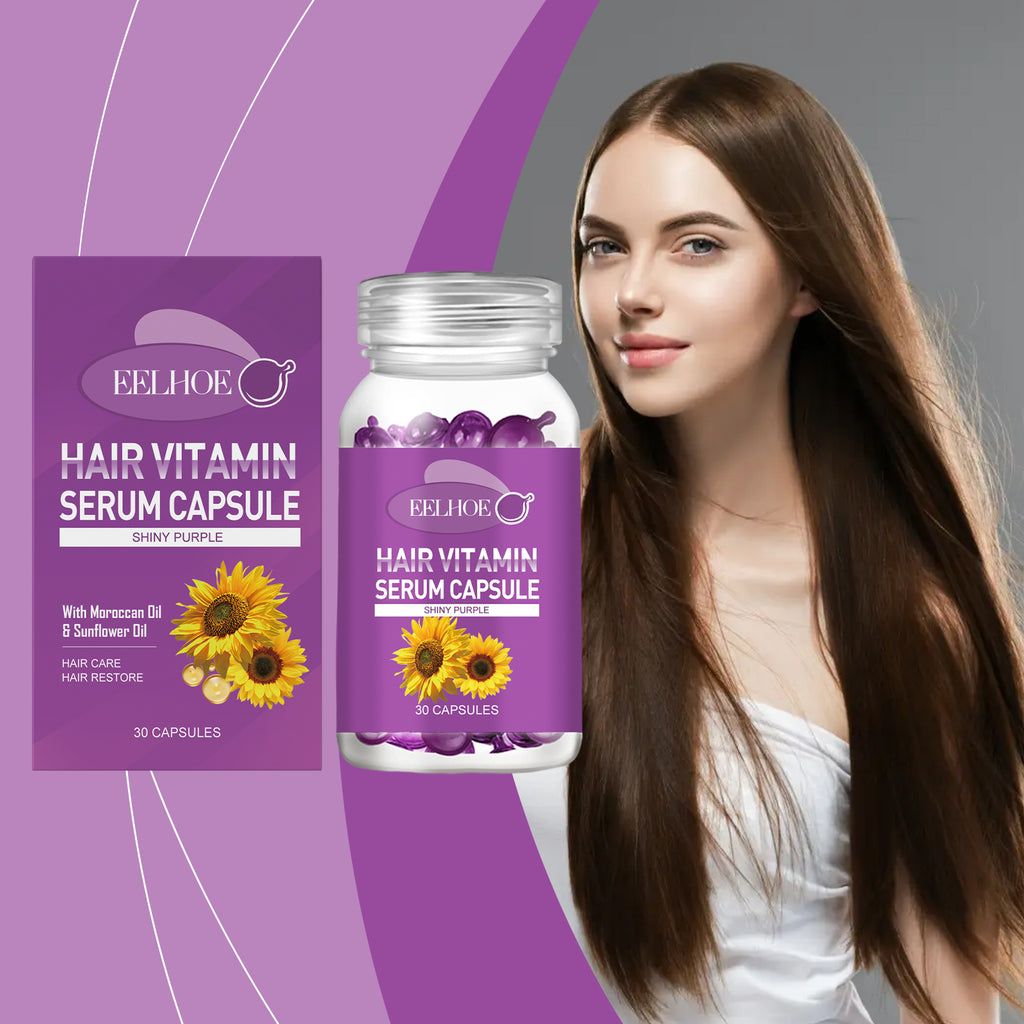 Hair Oil Capsules | Argan, Jojoba & Sunflower