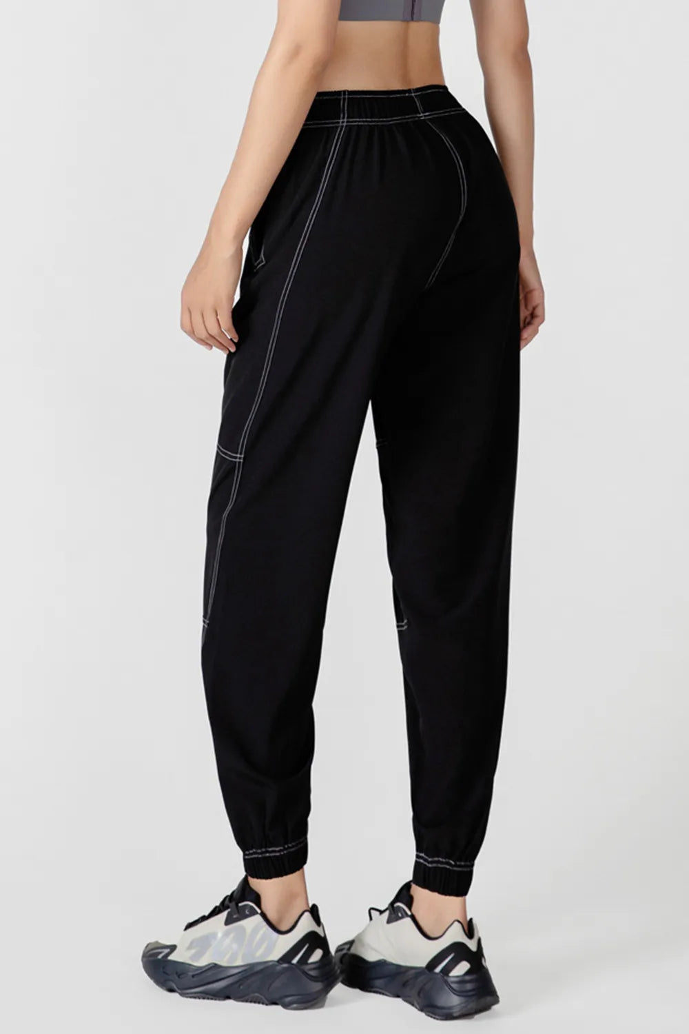 Women's Stretch Drawstring Joggers with Pockets | 4 Colors