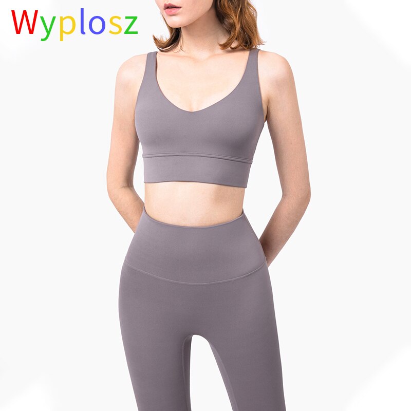 Women's Back-Detail Sports Bra Crop Top | Vest Style, 4 Colors