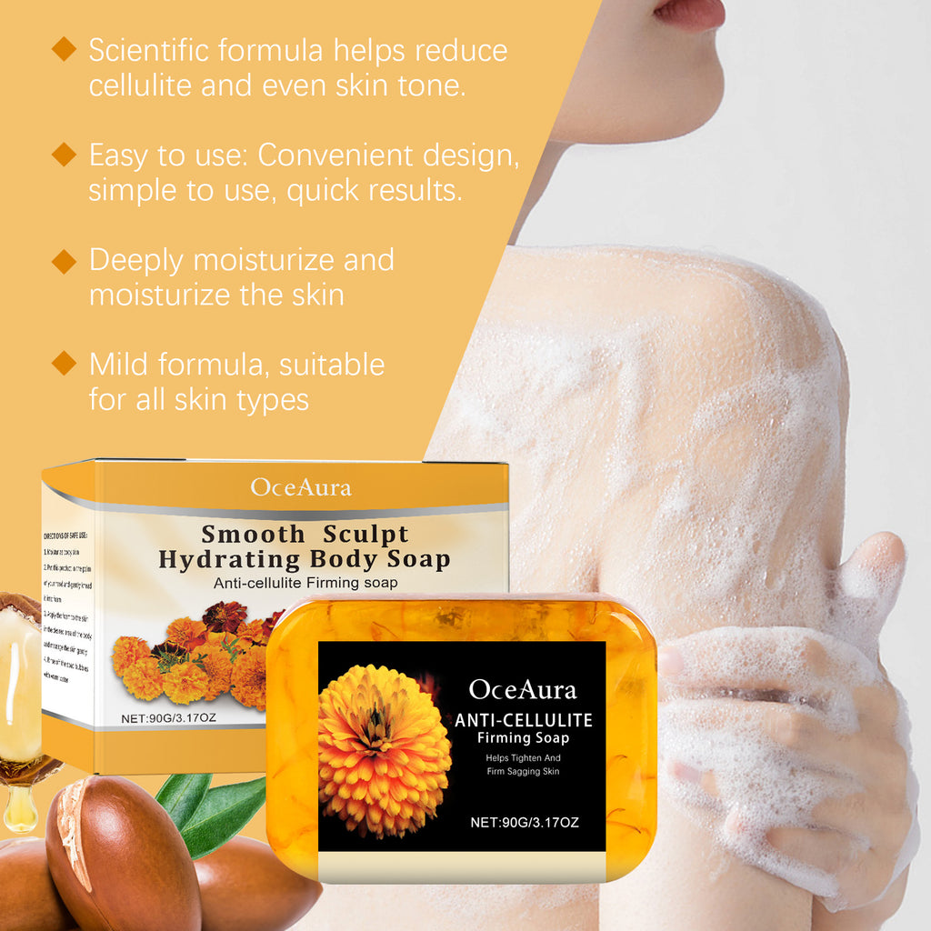 Orange Peel Body Soap | Niacinamide, Collagen & Shea Butter