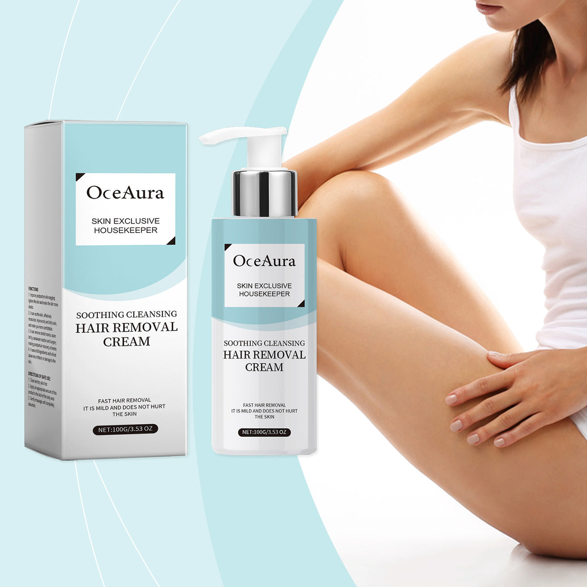 Gentle Hair Removal Cream | Olive Oil, Armpit, Leg & Body