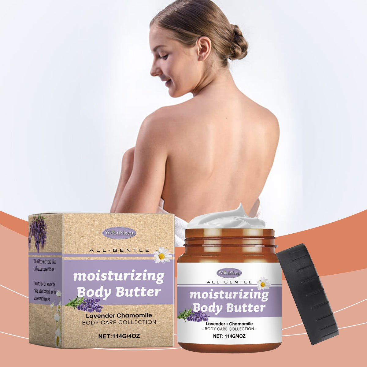 Lavender & Chamomile Body Butter | Shea Butter Moisturizer