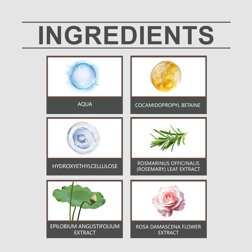 Rosemary & Rose Gentle Scalp Shampoo | Cleansing Shampoo