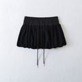 Women's Bubble Mini Skirt | A-Line, Black, White & Gray