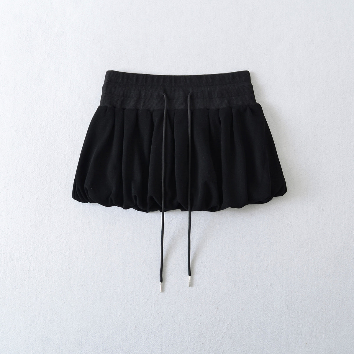 Women's Bubble Mini Skirt | A-Line, Black, White & Gray