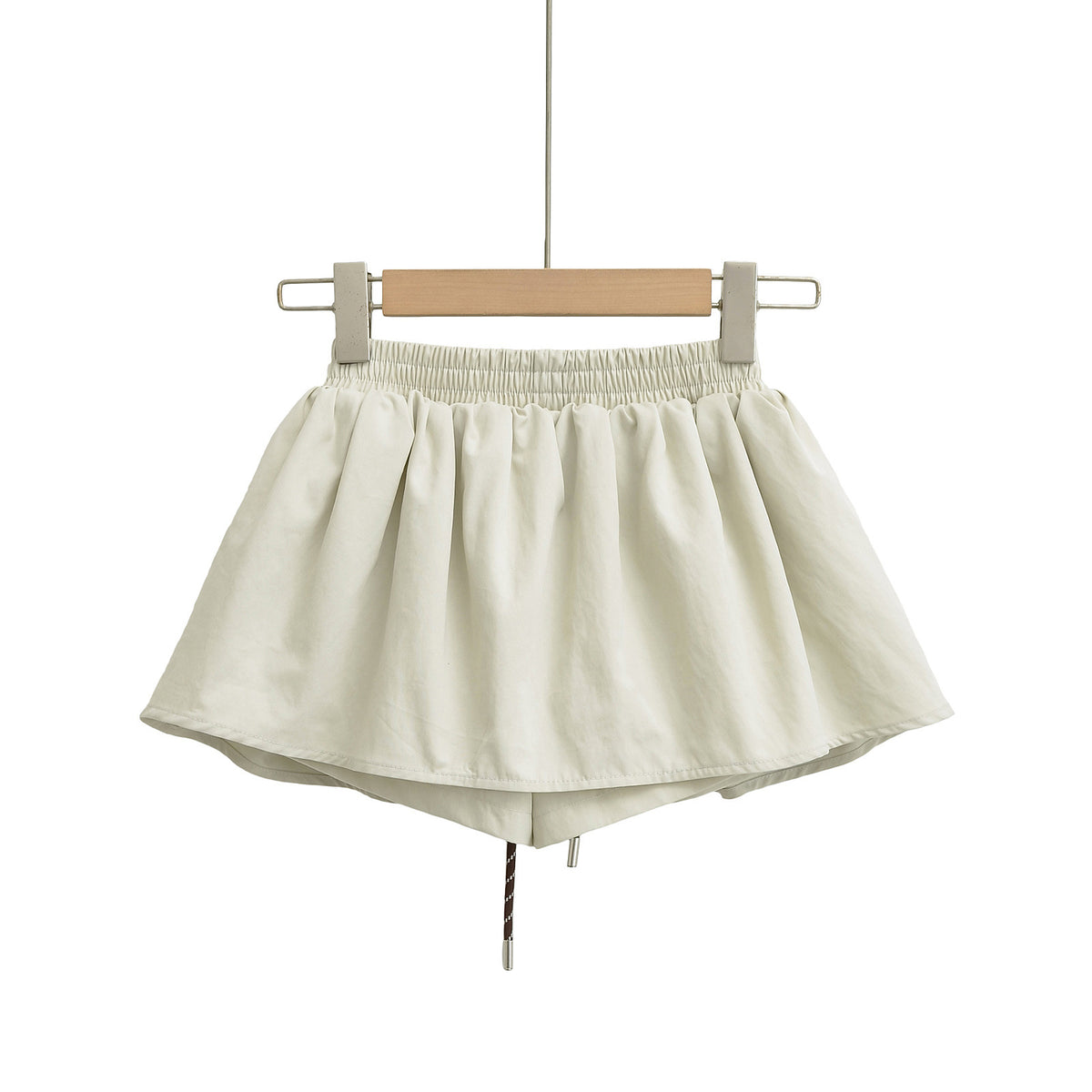 Women's Puffy Mini Skirt | Cotton Stretch, Ivory White or Black