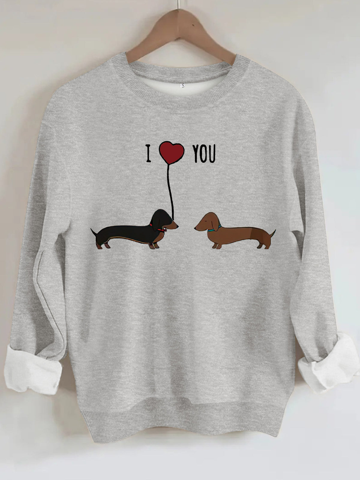 Women's Two Dog Print Hoodie | Pullover, 8 Colors - White