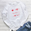 Women's Printed Round Neck Sweatshirt | Cotton, 6 Colors