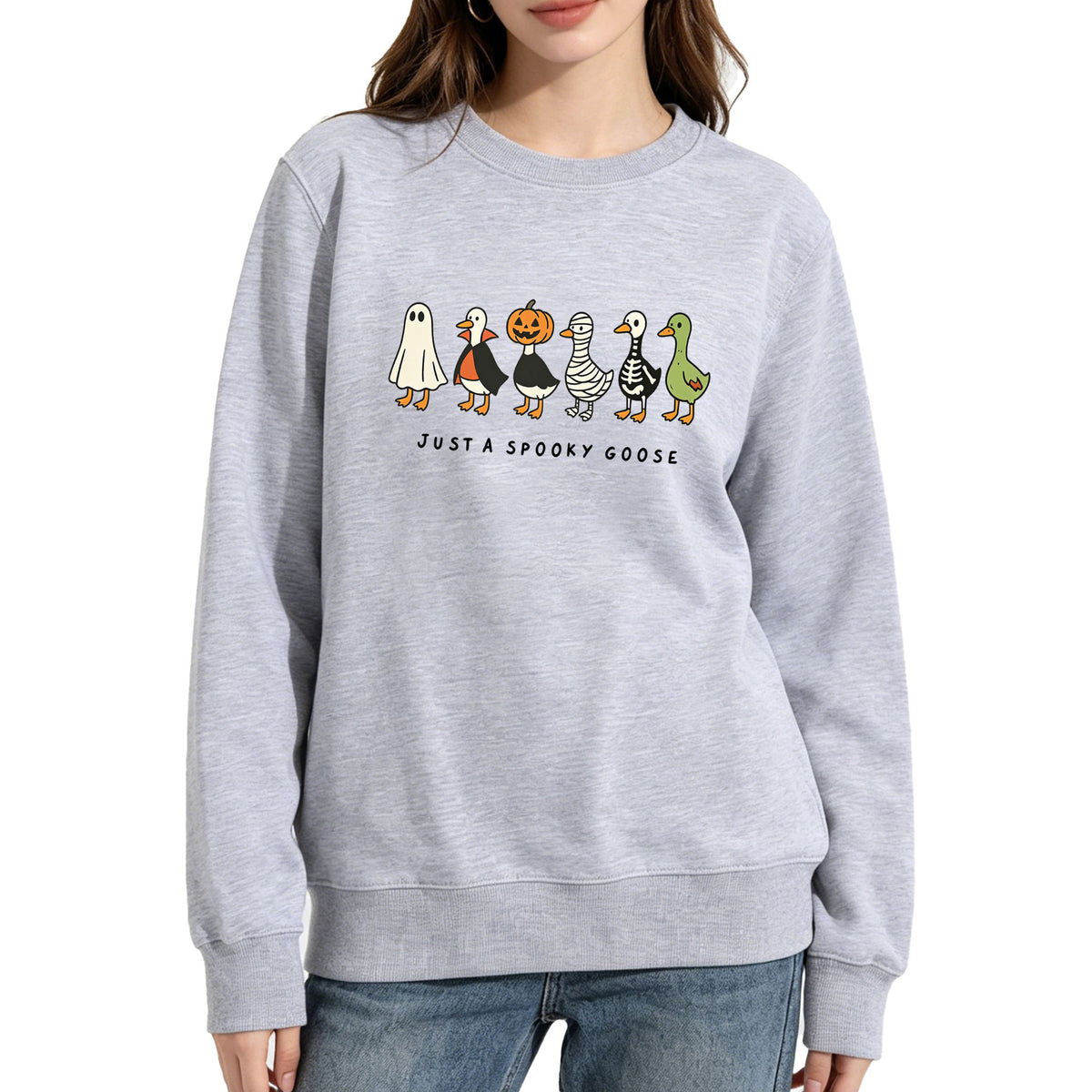 Women's Cartoon Print Hoodie | Street Style, Cotton Blend, 5 Colors - White