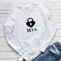 Women's Graphic Print Crew Neck Sweatshirt | Cotton, 7 Colors
