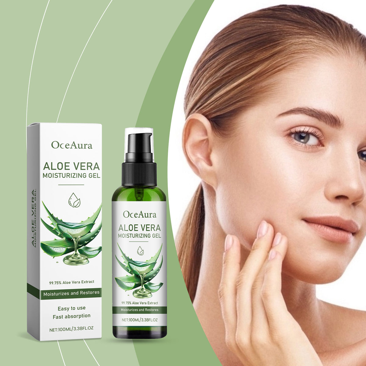 Aloe Vera Moisturizing Gel | Refreshing Facial Skin Care
