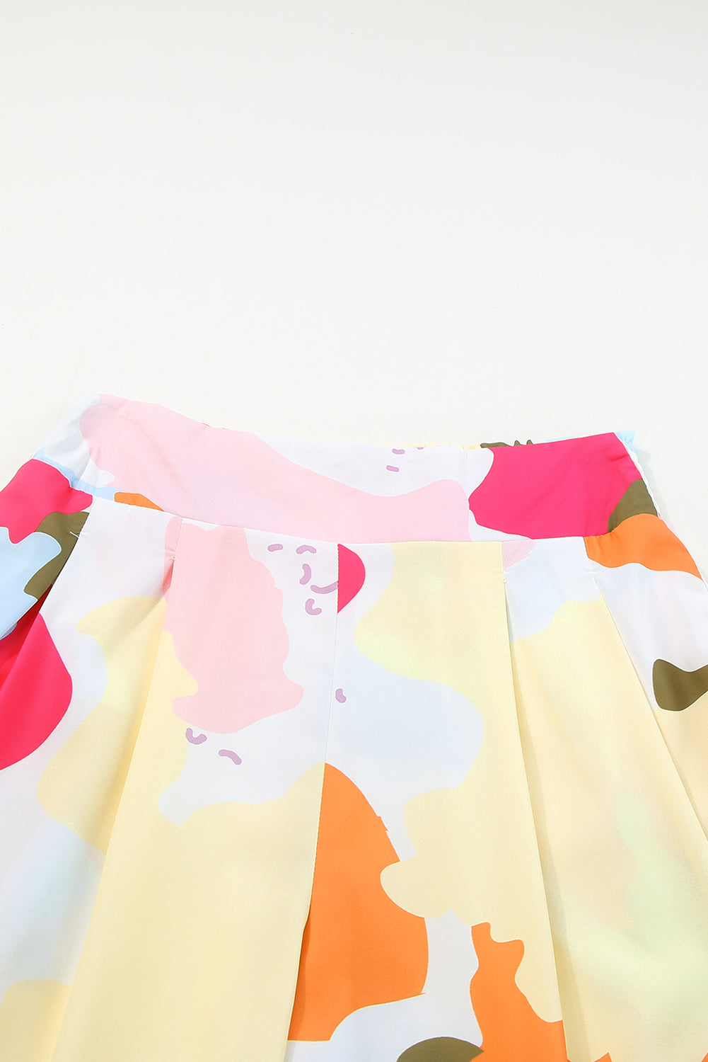 Women's Multicolor Print Flowy Wide-Leg Pants