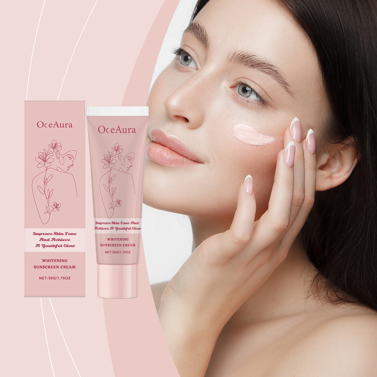 Face & Body Moisturizing Cream | Titanium Dioxide & Hyaluronic Acid