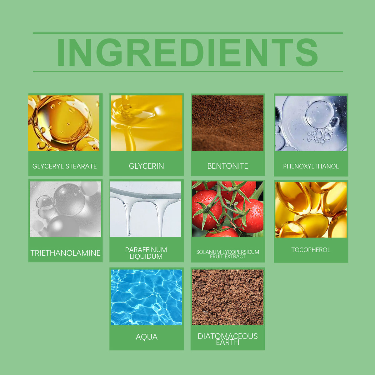 Green Tomato Clay Face Mask | Bentonite, Pore Cleansing