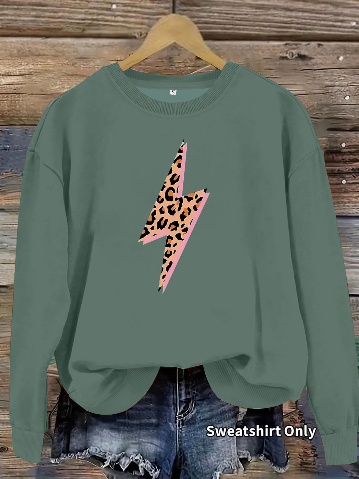 Women's Velvet Print Sweatshirt | Lantern Sleeve, 7 Colors - Coffee