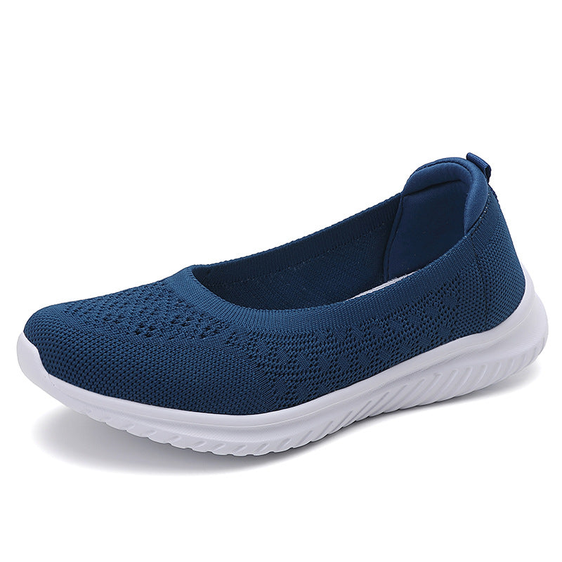 Women's Breathable Mesh Slip-On Shoes | Soft Rubber Sole, 4 Colors