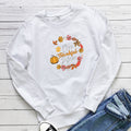 Women's Pumpkin Letter Print Hoodie | Cotton, Loose Fit, 8 Colors