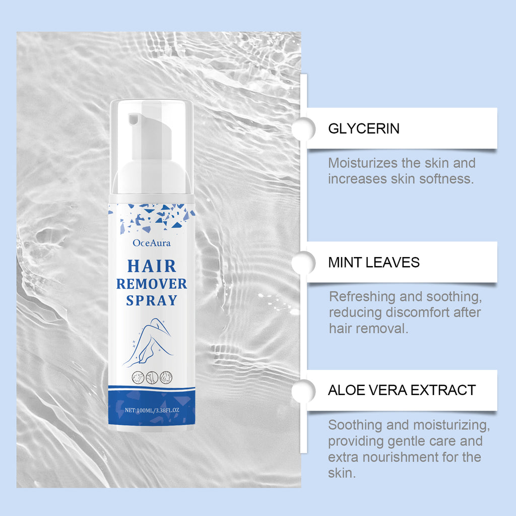Mousse Hair Removal Spray | Gentle Body Hair Removal