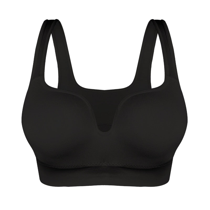 Women's Strappy Padded Sports Bra | Wireless Crop Top, 5 Colors