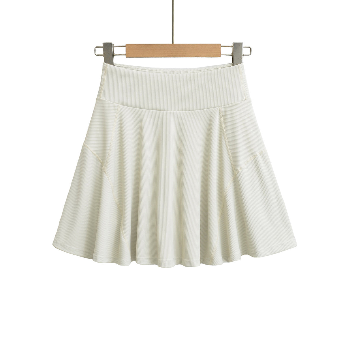 Women's Solid A-Line Mini Skirt | Black, Blue, Apricot & Khaki