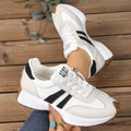 Women's Chunky Sole Sneakers | Microfiber Leather, 5 Colors - Brown