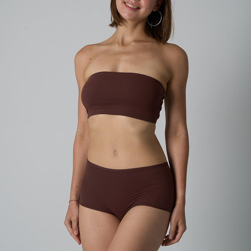 Women's Seamless Underwear Set | Breathable Spandex Knit, 3 Colors