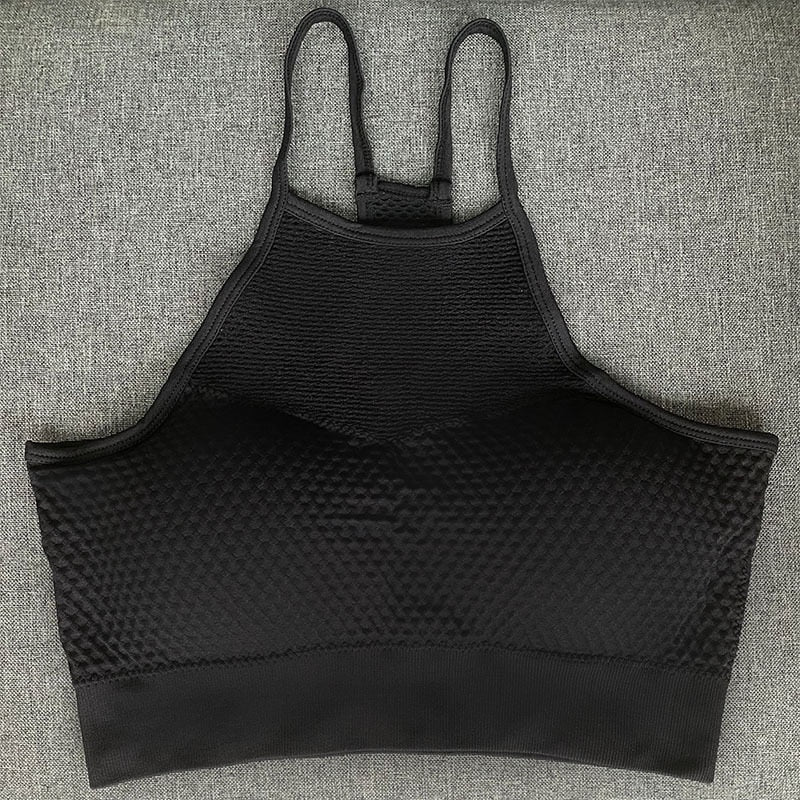 Women's Seamless Racerback Sports Bra | Medium Support, Removable Cups
