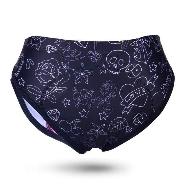 Women's Padded Cycling Underwear Shorts | Quick-Dry Stretch Polyester