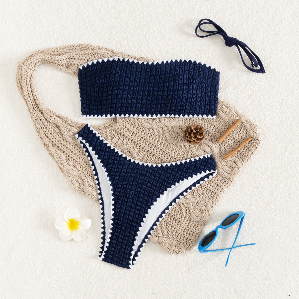 Women's Blue Bikini Set | Two-Piece Swimwear