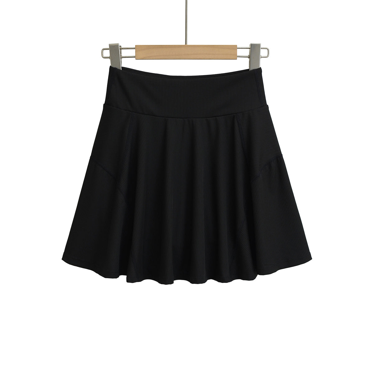 Women's Solid A-Line Mini Skirt | Black, Blue, Apricot & Khaki