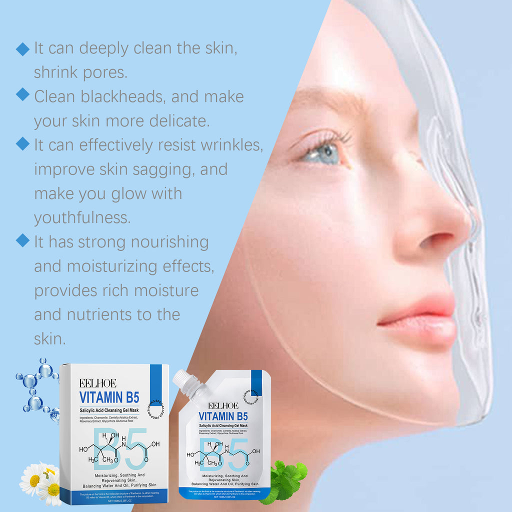 Vitamin B5 & Salicylic Acid Gel Face Mask | Pore Cleansing