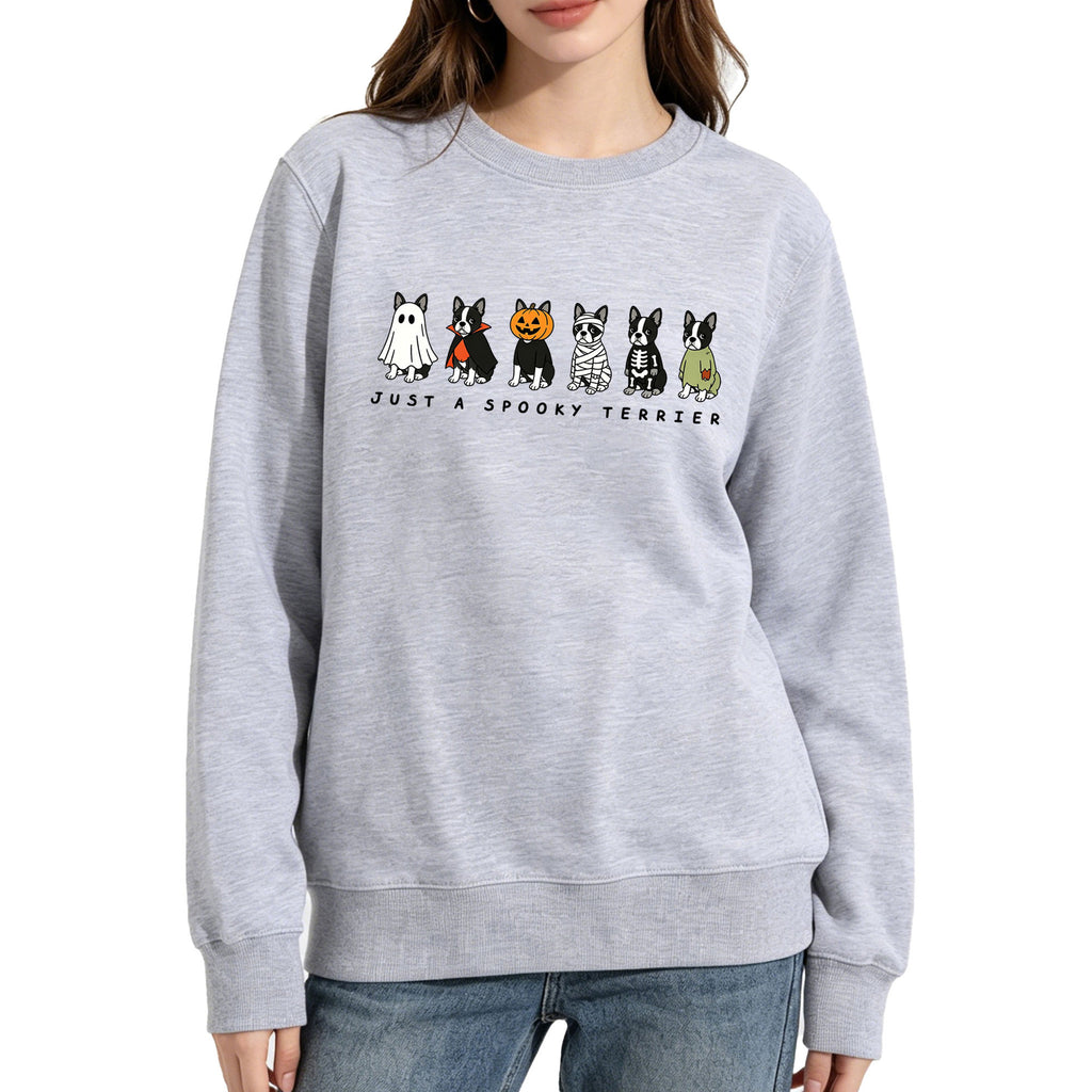 Spooky Terrier Graphic Hoodie | Cotton Blend