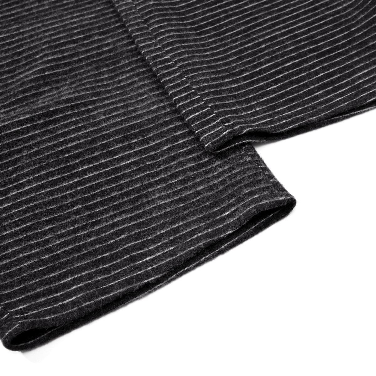 Women's & Men's Striped Wide Leg Pants | High Waist, Slight Stretch - Black