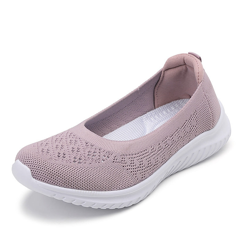 Women's Breathable Mesh Slip-On Shoes | Soft Rubber Sole, 4 Colors