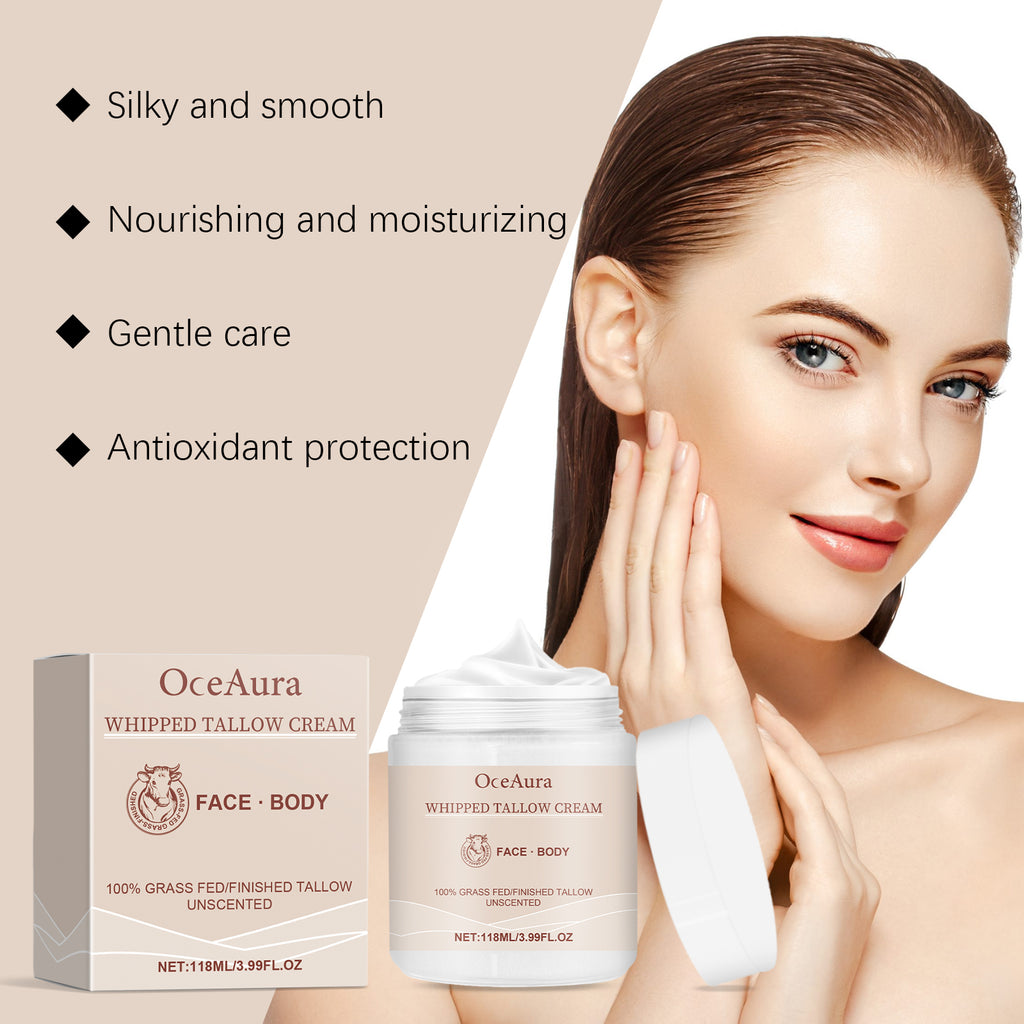 Tallow Face & Body Cream | Almond & Olive Oil, Moisturizing