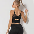 Women's Seamless Mesh Cross Sports Bra | Spandex, 4 Colors