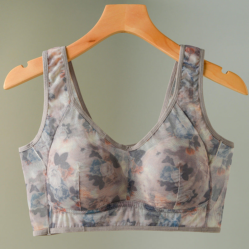 Women's Plus-Size Lace Push-Up Bra | Wireless Seamless Bralette