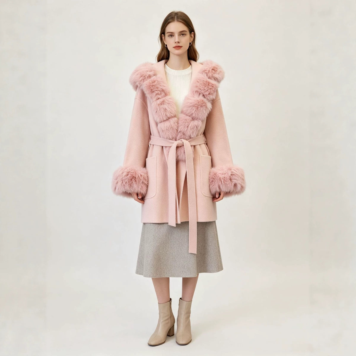 Women's Hooded Belted Cardigan Jacket | Loose Fit, 5 Colors