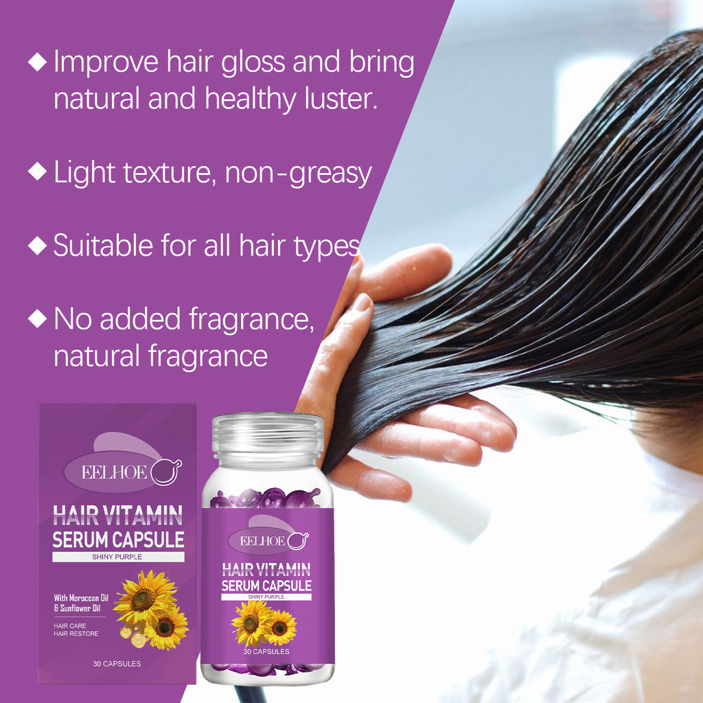 Hair Oil Capsules | Argan, Jojoba & Sunflower