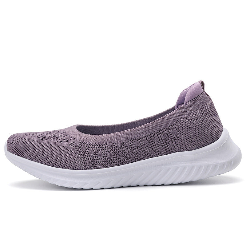 Women's Breathable Mesh Slip-On Shoes | Soft Rubber Sole, 4 Colors