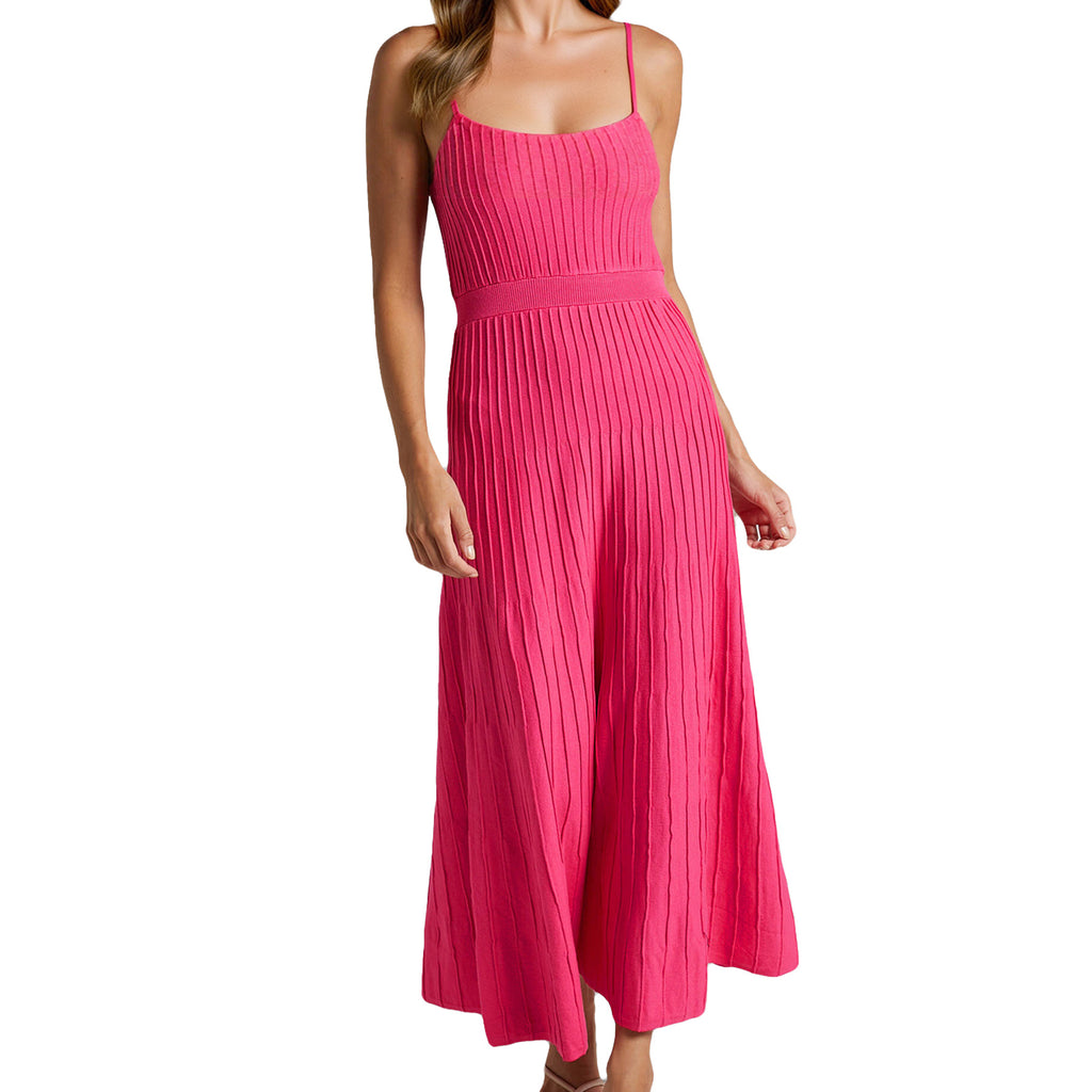 Women's Strapless Sleeveless Long Dress | Polyester, 4 Colors
