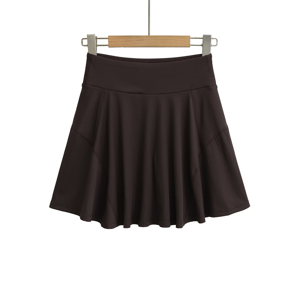 Women's Solid A-Line Mini Skirt | Black, Blue, Apricot & Khaki